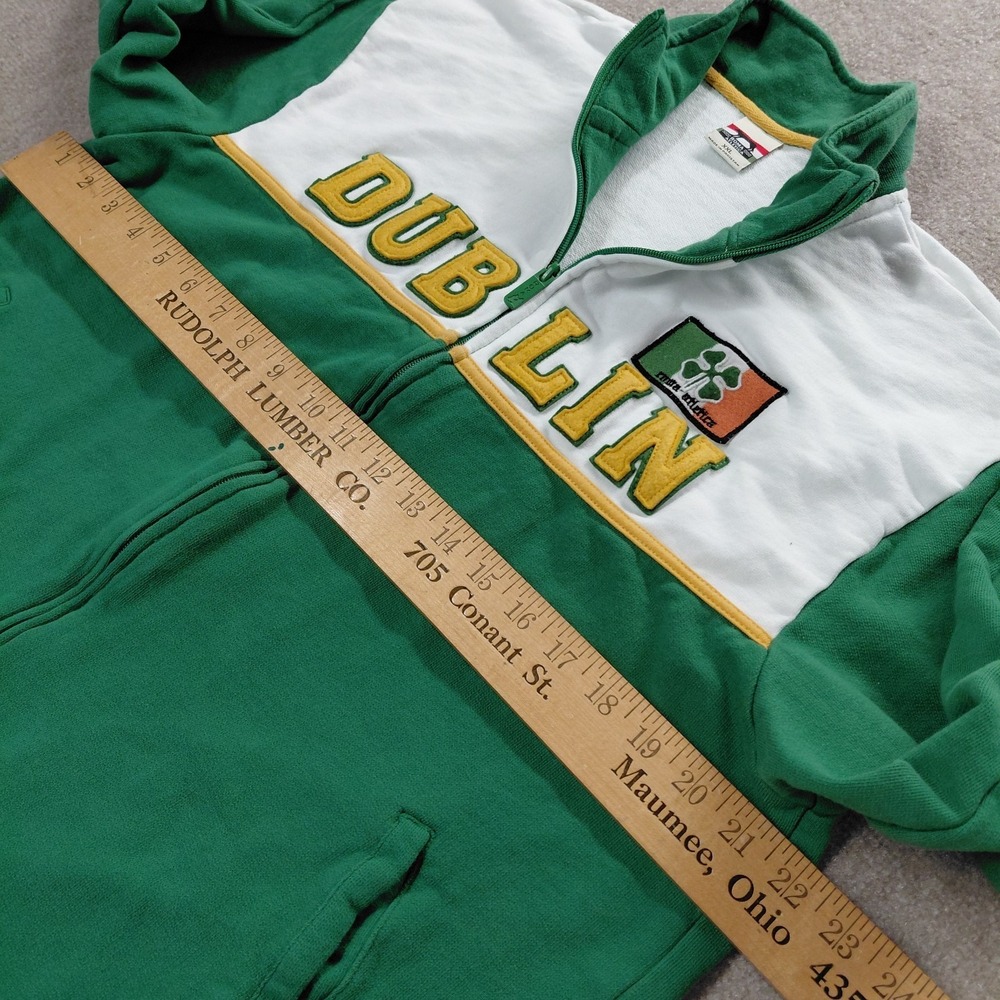 Vintage Roma Atletica Dublin Ireland Full Zip Pockets Jacket XXL 2XL St Patricks - Picture 6 of 13